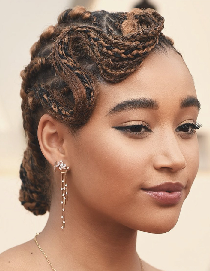 Amandla Stenbergs Oscars Hairstyle Proves That Braids are Sophisticated 