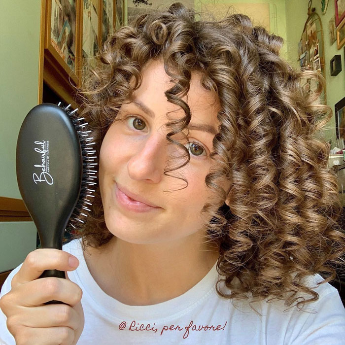 How to Brush Style Curly Hair - the RIGHT Way