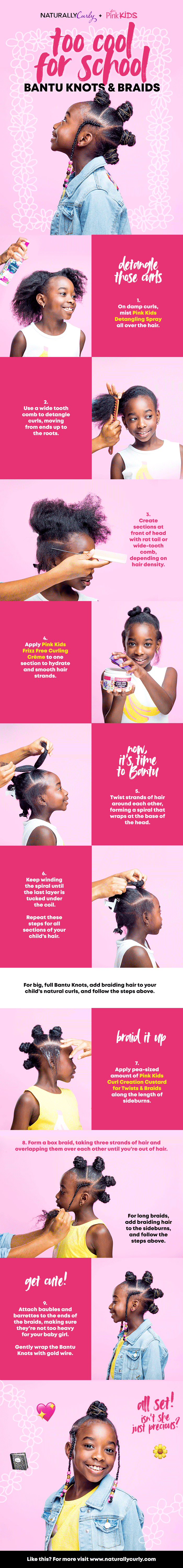 How To Style Bantu Knots with Braids That Are Too Cool For School