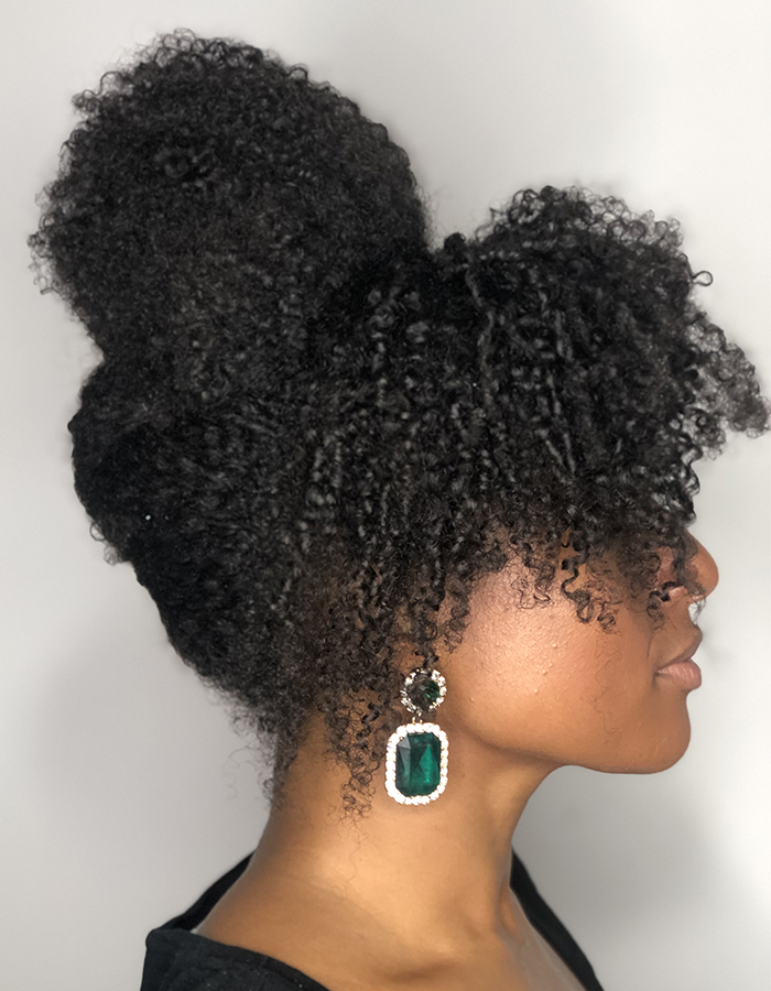 3 Holiday Updos for Curly Hair That are Quick & Easy