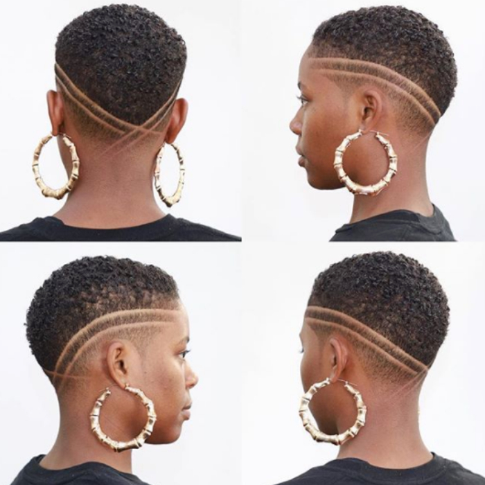 6 Natural Hairstyles with Shaved Sides