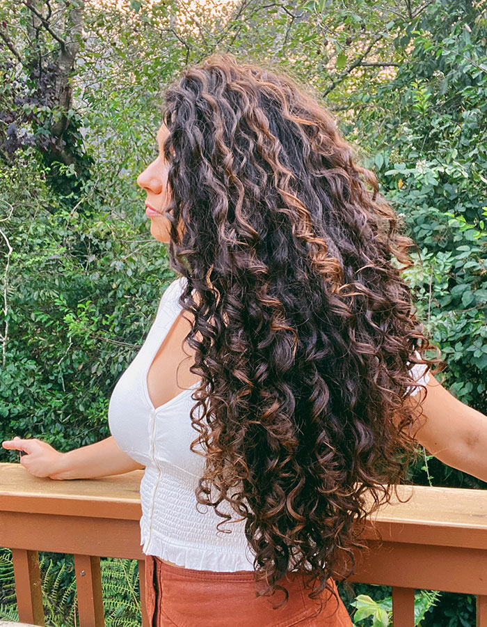From Heat Damaged to Long Healthy Curls Ashleys Curly Hair Journey