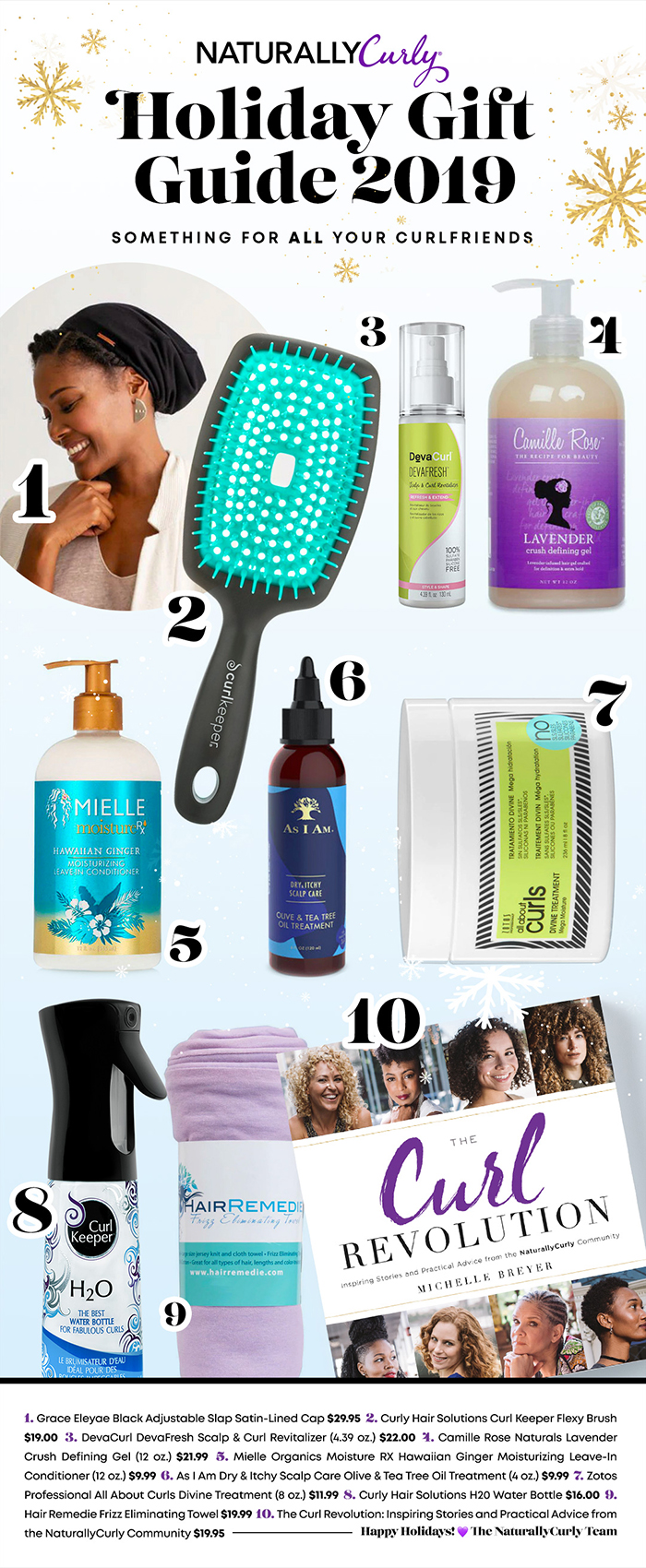 Give the Gift of Good Hair with these Curly Girl Holiday Essentials