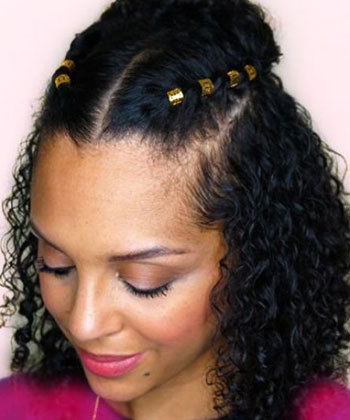 Try This Gorgeous Curly Hairstyle for Your Next Date Night