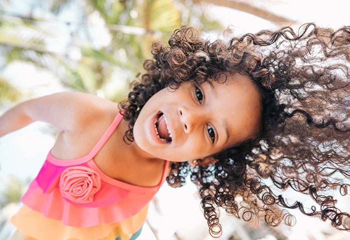 How to Care for Your Kids Curls This Summer
