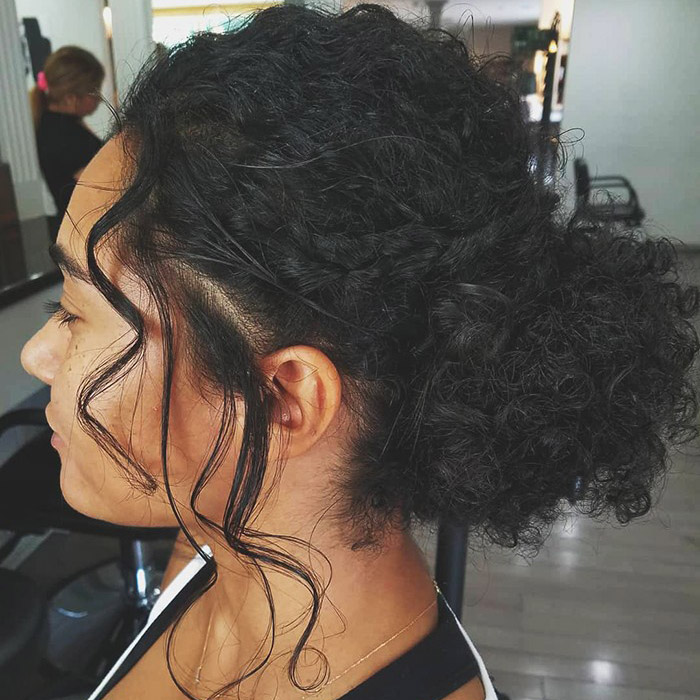 25 Updos for Naturally Curly Hair