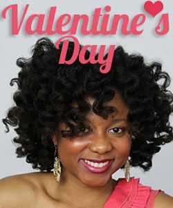 Valentine's Day Hot Heatless Curls Tutorial