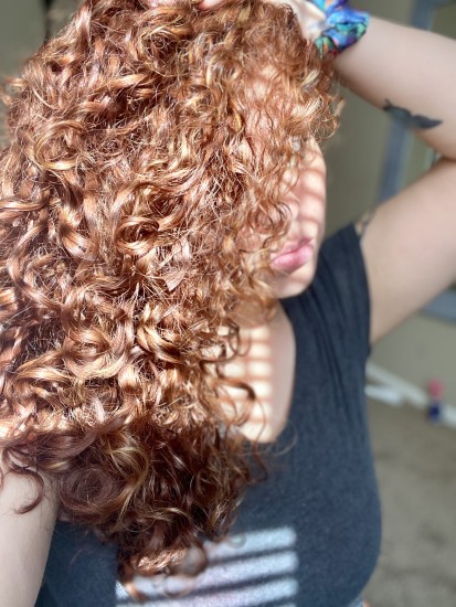 Curly Red Head