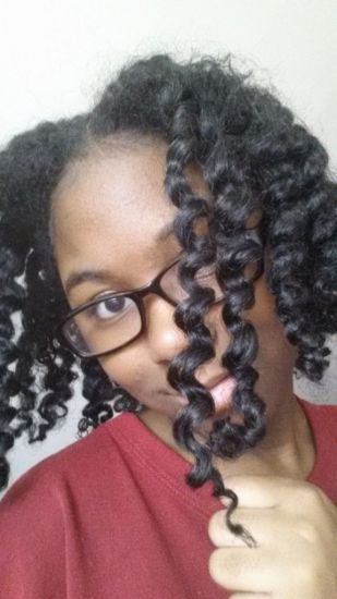 Twist Out With Diy flaxseed gel