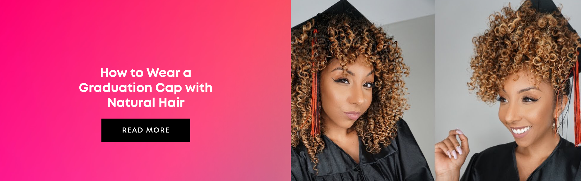 How to Wear a Graduation Cap with Natural Hair