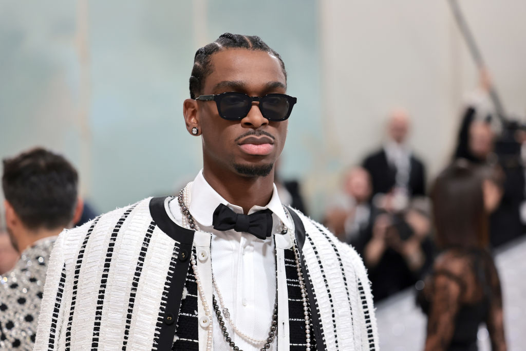 Shai Gilgeous Alexander's braided hairstyle at the Met Gala 2023