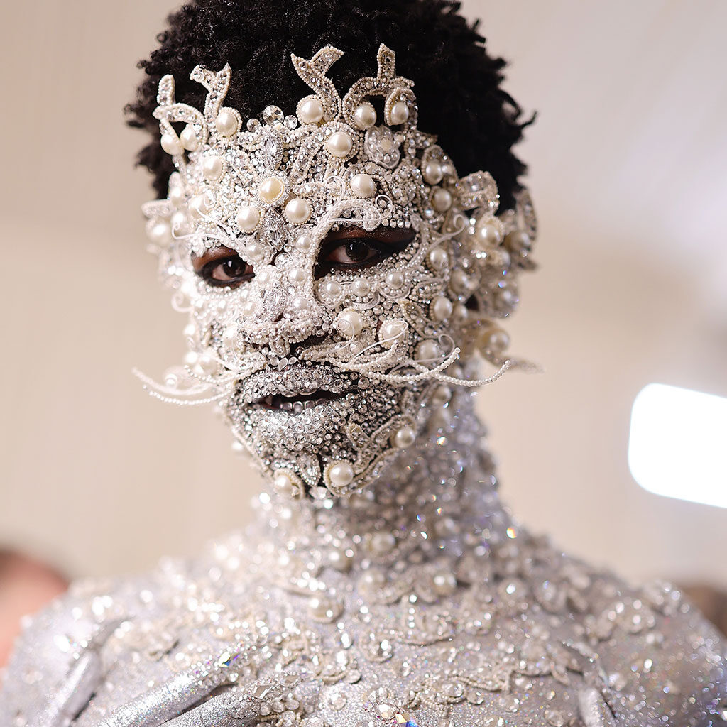 Lil Nas X's hairstyle at the Met Gala 2023